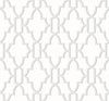 Malibu PS Coastal Lattice Coastal Geometric - Harbor Mist | Peel and Stick Removable Wallpaper