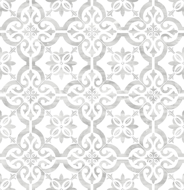 Malibu Ps Porto Tile Coastal Tile - Harbor Mist | Peel and Stick Removable Wallcovering