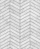 Malibu PS Marbled Chevron Contemporary Tile - Calcutta & Charcoal | Peel and Stick Removable Wallpaper