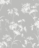 Malibu PS Floral Mist Contemporary Floral - Alloy | Peel and Stick Removable Wallpaper