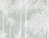 Malibu Palm Grove  Wallpaper - Coastal Botanical - Misty | Malibu Wallpaper