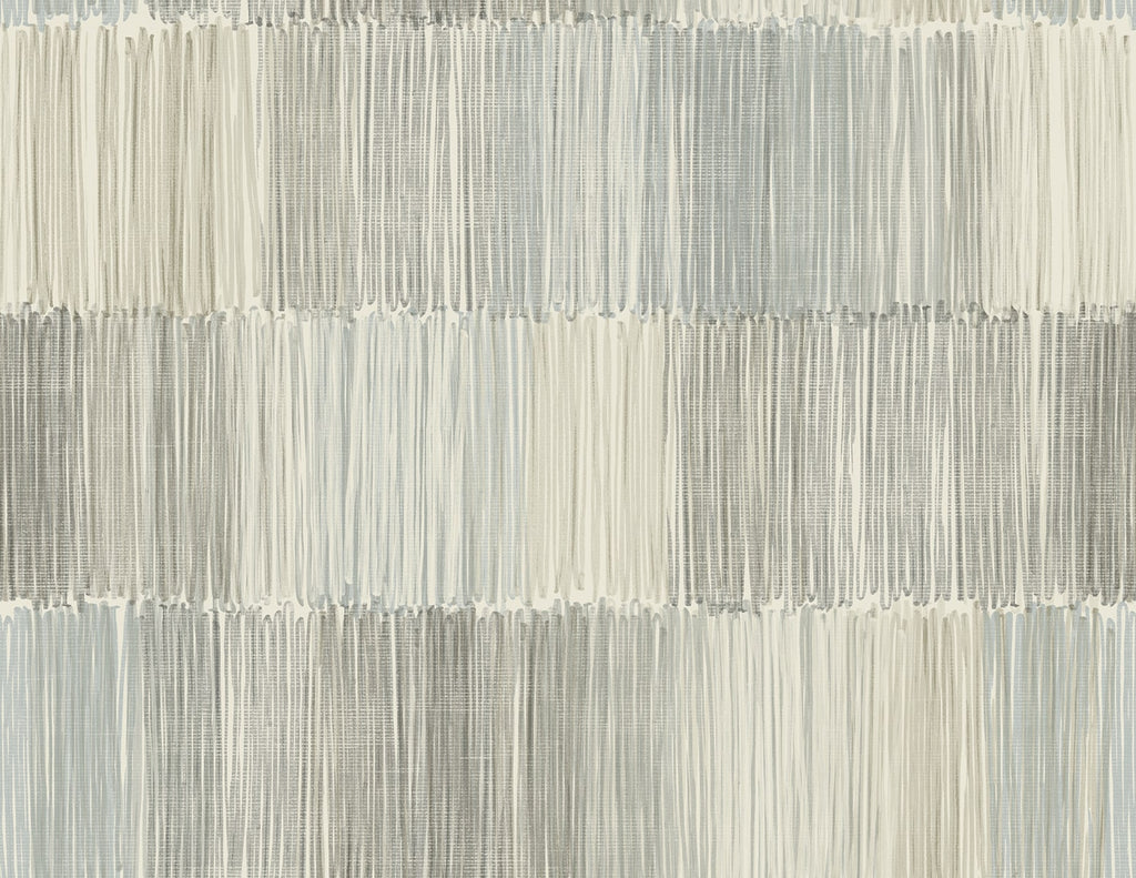 Malibu Arielle Abstract Stripe Wallpaper - Contemporary Stripe - Haze | Malibu Wallpaper