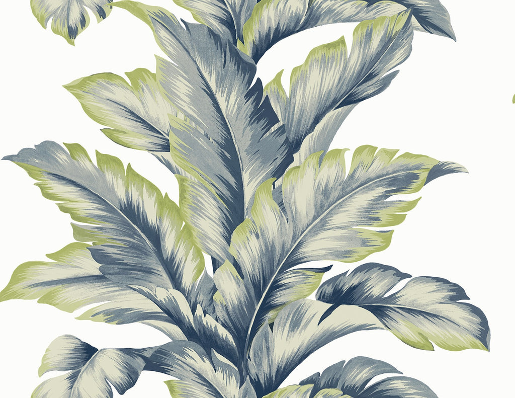 Malibu Banana Springs  Wallpaper - Coastal Botanical - Deep Sea | Malibu Wallpaper