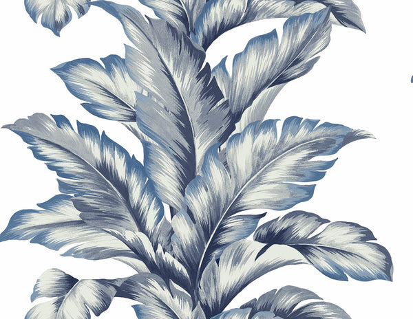 Malibu Banana Springs  Wallpaper - Coastal Botanical - Coastal Blue | Malibu Wallpaper