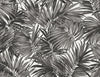 Malibu Cordelia Tossed Palms Wallpaper - Coastal Botanical - Onyx | Malibu Wallpaper