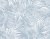 Malibu Cordelia Tossed Palms Wallpaper - Coastal Botanical - Blue Shale | Malibu Wallpaper