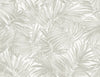 Malibu Cordelia Tossed Palms Wallpaper - Coastal Botanical - Dove Grey | Malibu Wallpaper