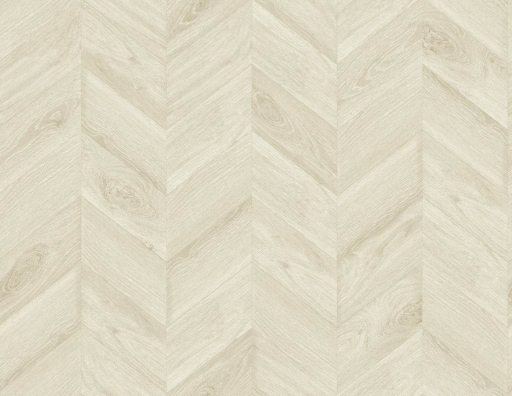 Malibu Keone Bay Chevron Wallpaper - Coastal Wood - Oat | Malibu Wallpaper