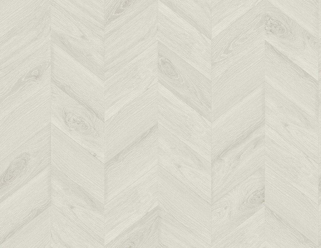 Malibu Keone Bay Chevron Wallpaper - Coastal Wood - Pearl Grey | Malibu Wallpaper