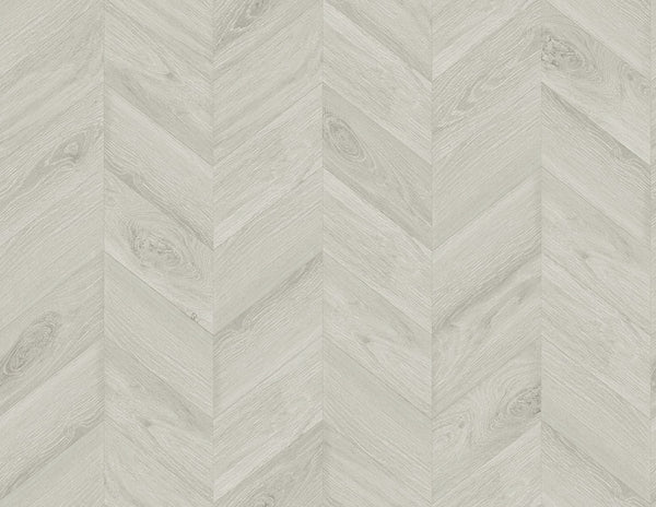 Keone Bay Chevron Coastal Wood - Birch | Architectural Wallcoverings