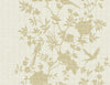 Malibu Aloha Bird Trail Wallpaper - Traditional Toile - Golden | Malibu Wallpaper