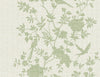 Malibu Aloha Bird Trail Wallpaper - Traditional Toile - Green Ivy | Malibu Wallpaper