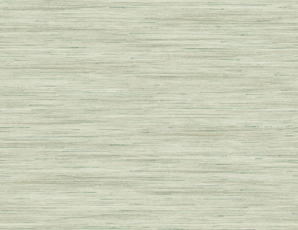 Malibu Loe Sanctuary Stria Wallpaper - Coastal Faux Grasscloth - Seaglass | Malibu Wallpaper