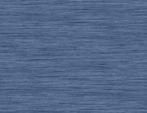 Malibu Loe Sanctuary Stria Wallpaper - Coastal Faux Grasscloth - Aegean | Malibu Wallpaper