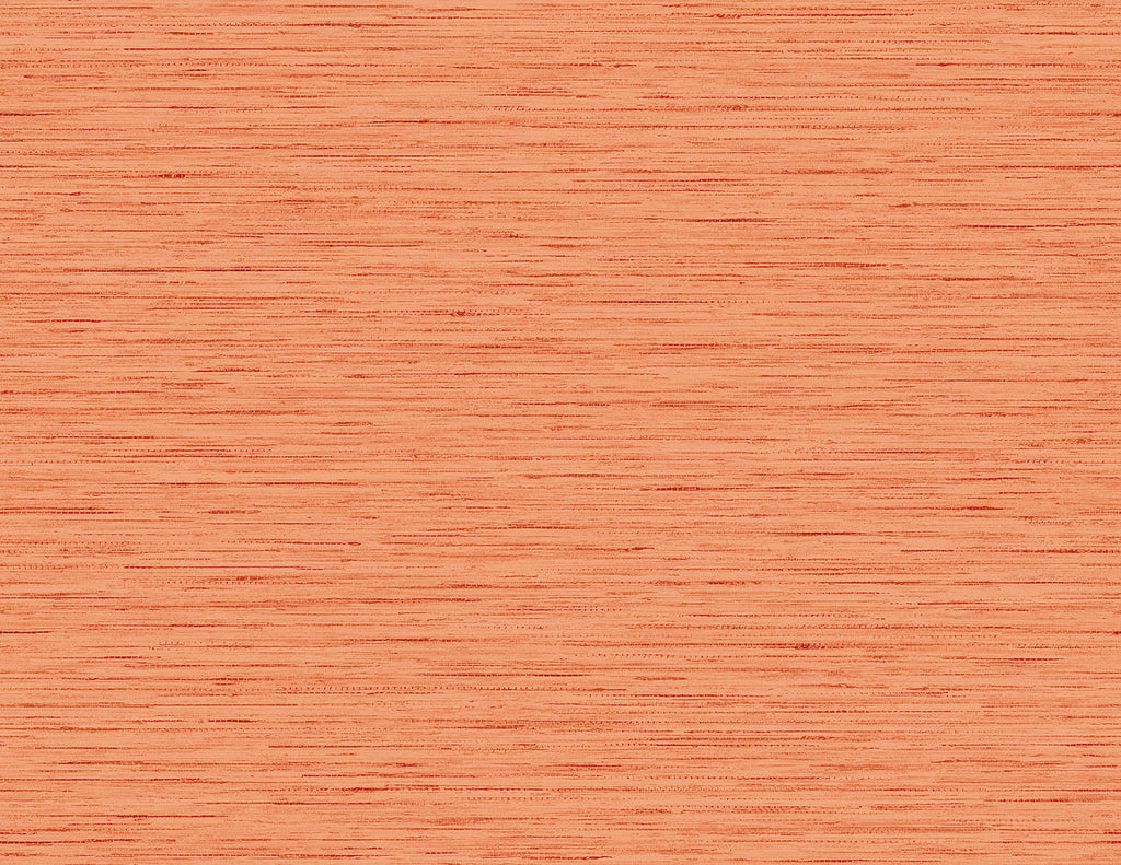 Malibu Loe Sanctuary Stria Wallpaper - Coastal Faux Grasscloth - Persimmon | Malibu Wallpaper