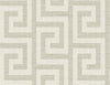 Malibu Luna Retreat Greek Key Wallpaper - Coastal Geometric - Pavestone | Malibu Wallpaper
