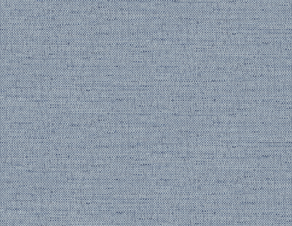Fentucci Kaya Faux Paperweave Wallpaper - Coastal Faux Grasscloth - Coastal Blue | Malibu Wallpaper