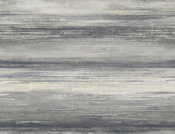 Sunset Stripes Contemporary Stripe - Mercury and Sand Dollar | Architectural Wallcoverings