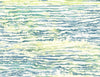 Malibu Watercolor Waves Wallpaper - Contemporary Abstract - Deep Sea and Spring Green | Malibu Wallpaper