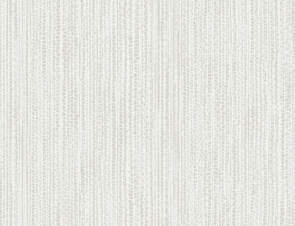 Malibu Cardboard Faux Wallpaper - Contemporary Faux - Metallic Pearl and Heather Gray | Malibu Wallpaper