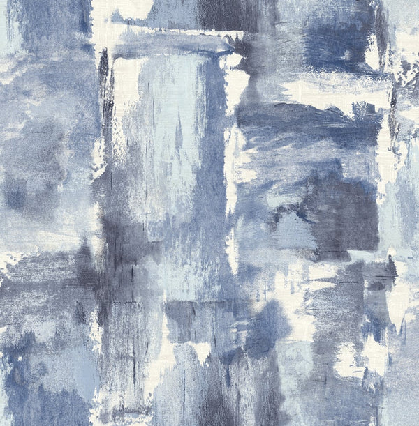Dry Brush Faux Contemporary Abstract - Frozen Lake | Architectural Wallcoverings
