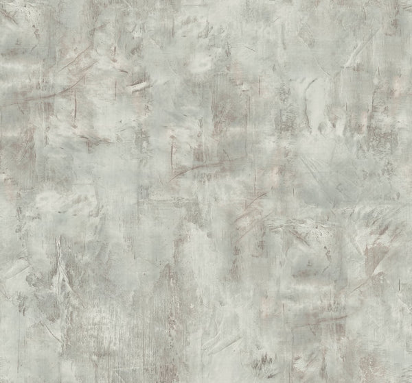 Malibu Rustic Stucco Faux Wallpaper - Contemporary Faux - Mauve and Icicle | Malibu Wallpaper