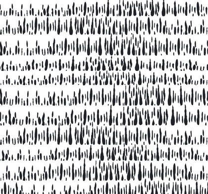 Brush Marks Contemporary Abstract - Black and White | Architectural Wallcoverings