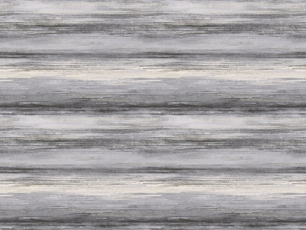 Fentucci Sunset Stripes Fabric Wallpaper - Contemporary Stripe - Mercury and Sand Dollar | Malibu Wallpaper
