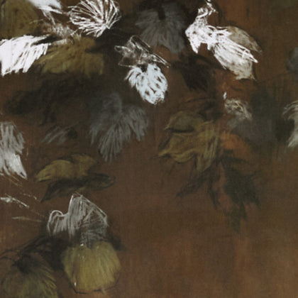 Foglie Di Vite - 21593 Bronze | Kravet Design | Lizzo | Modern Wallcovering Print