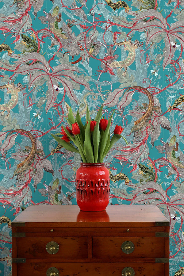 Lacerta Ulysses | Timorous Beasties Wallcovering