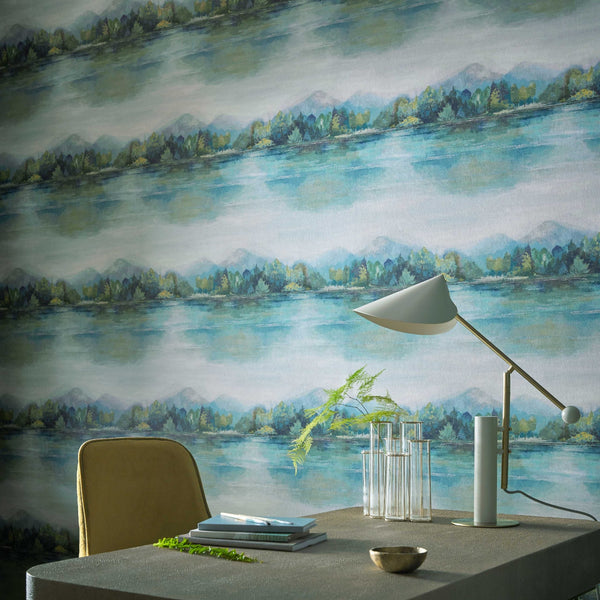 Lakeside Fern - Green Wallcovering | 1838 Wallcoverings