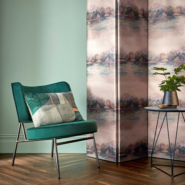 Lakeside Sunset - Pink Wallcovering | 1838 Wallcoverings