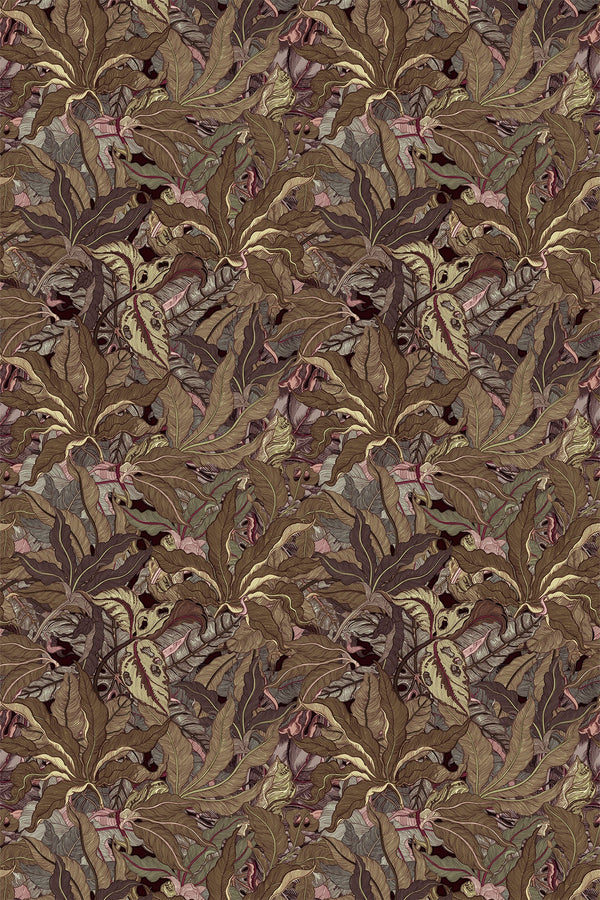 Leaforia Armagnac | Timorous Beasties Wallcovering
