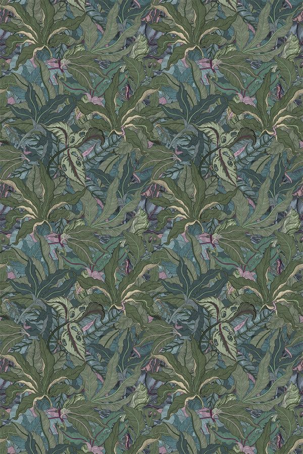 Leaforia Verde | Timorous Beasties Wallcovering
