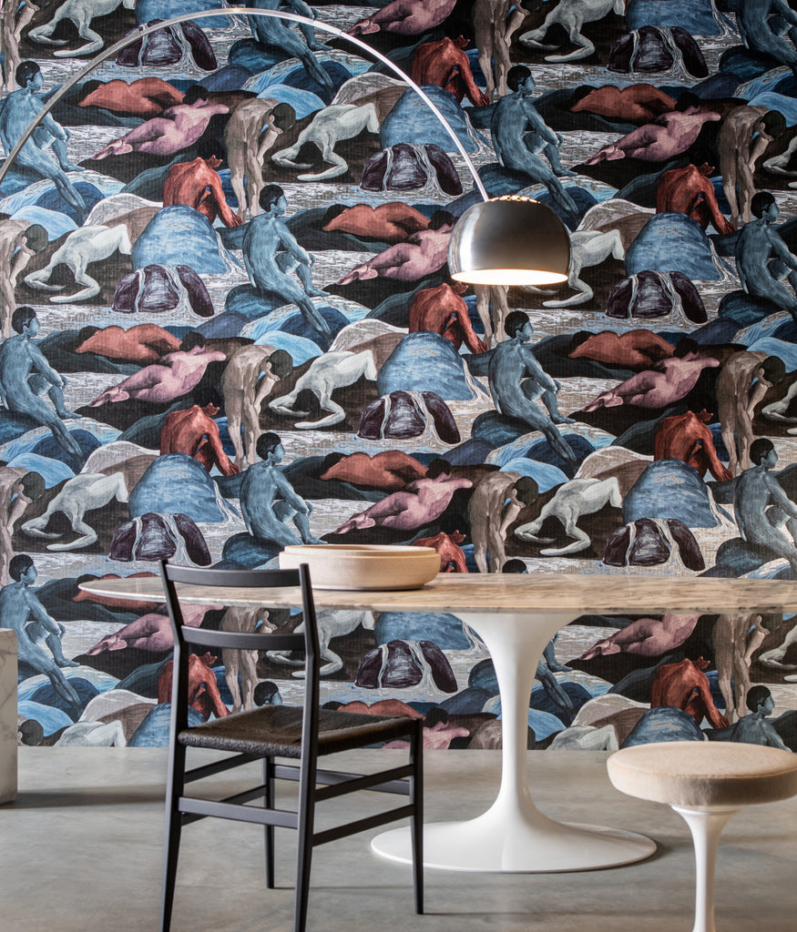 Saturnia People Platinum Wallpaper | Arte Europe