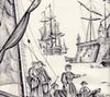 Les Pecheurs Toile, Noir