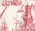 Les Pecheurs Toile, Rouge