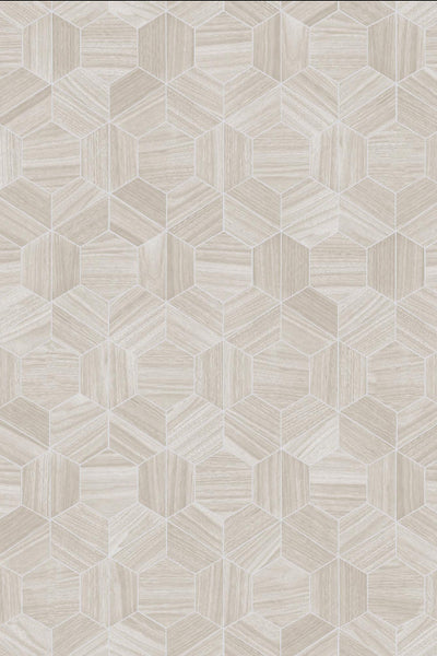 Hive Wood Geometric  Wallpaper | Arte Europe