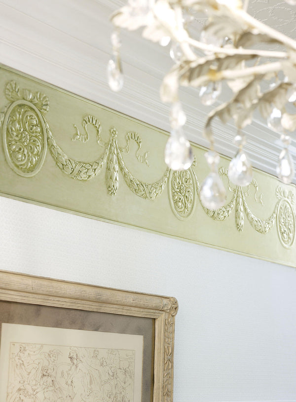 Cameo Embossed Natural Paintable Frieze | Lincrusta