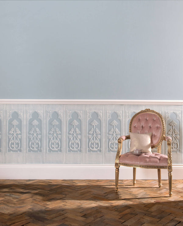 Gothic Embossed Natural Paintable Dado | Lincrusta