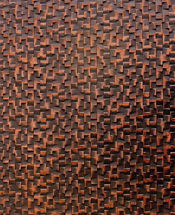 Chequers Embossed Natural Paintable Sidewall | Lincrusta