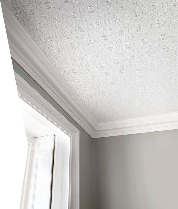 Amelia Embossed Natural Paintable Sidewall | Lincrusta