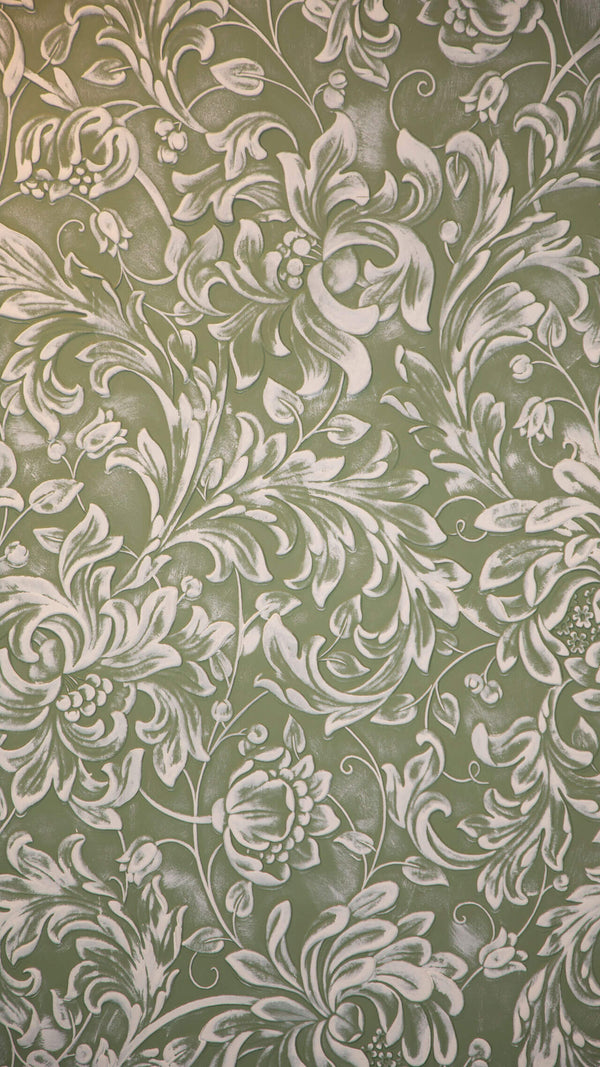 Kelmscott Embossed Natural Paintable Sidewall | Lincrusta
