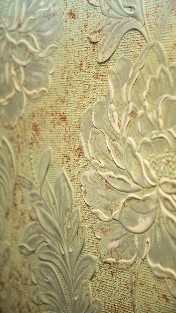Aphrodite Embossed Natural Paintable Sidewall | Lincrusta