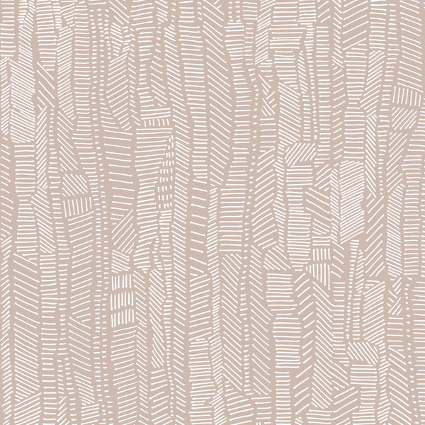 Linear Field Natural | Poppy Print Studio Wallcovering