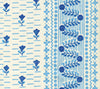 Links II, Blue New Blue on Cotton Sateen