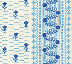 Links II, Blue New Blue on Cotton Sateen