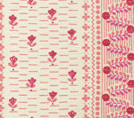 Links II, Multi Pinks on Tinted Linen/Cotton