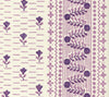 Links II, Purple Lilacs on Cotton Sateen