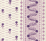 Links II, Purple Lilacs on Cotton Sateen